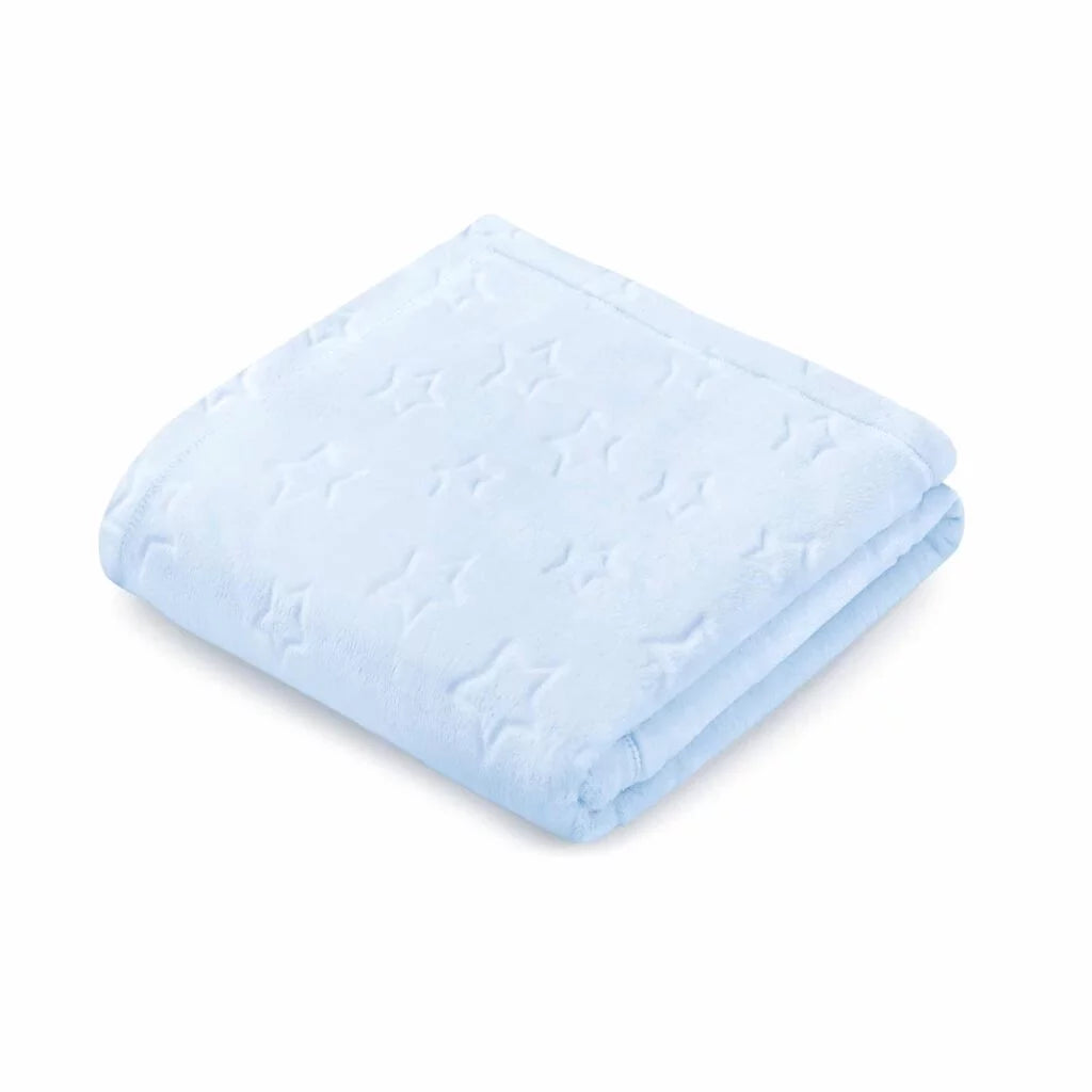 Plüss takaró 100x140 csillagokkal - blue baby