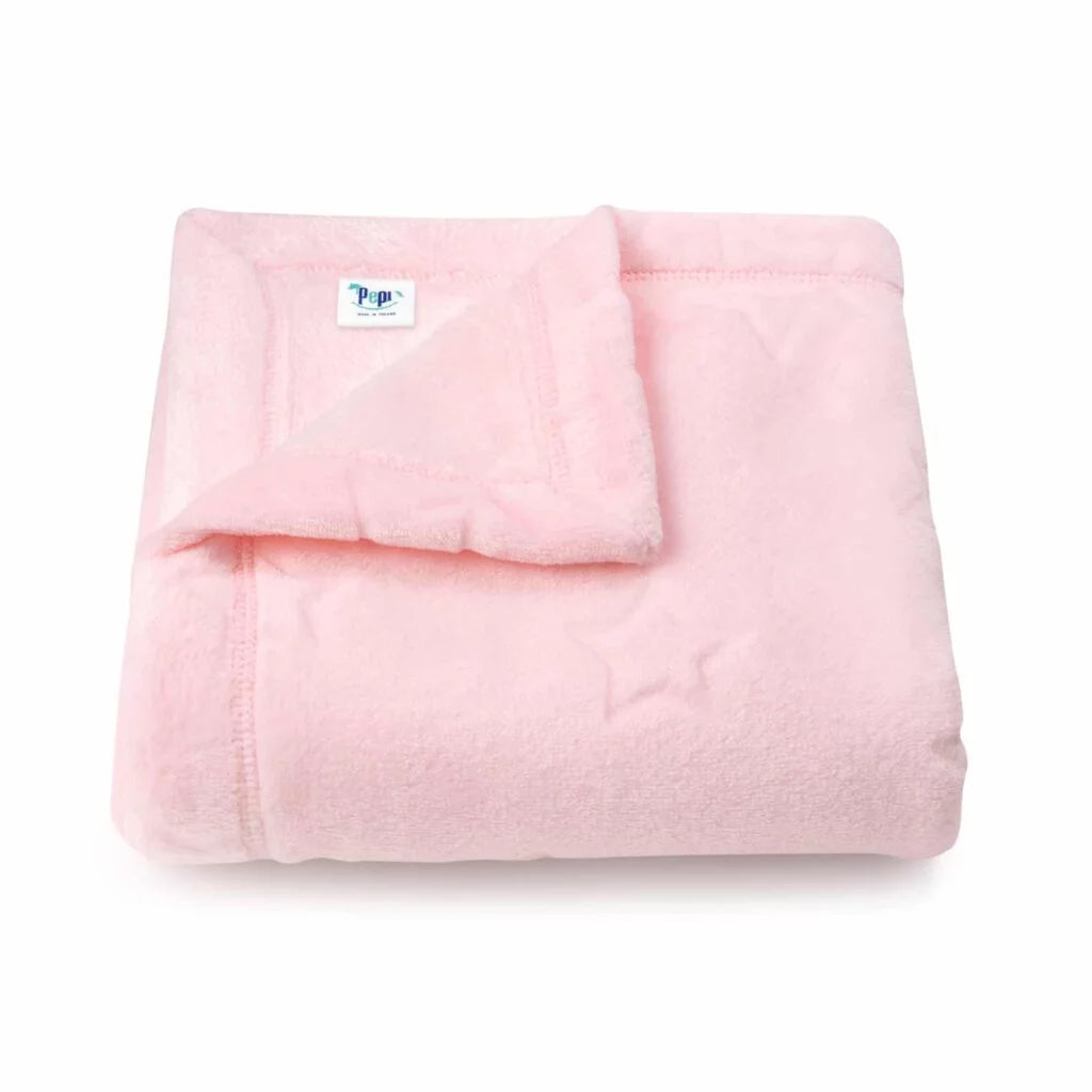 Plüss takaró 70x100 csillagokkal - powder pink