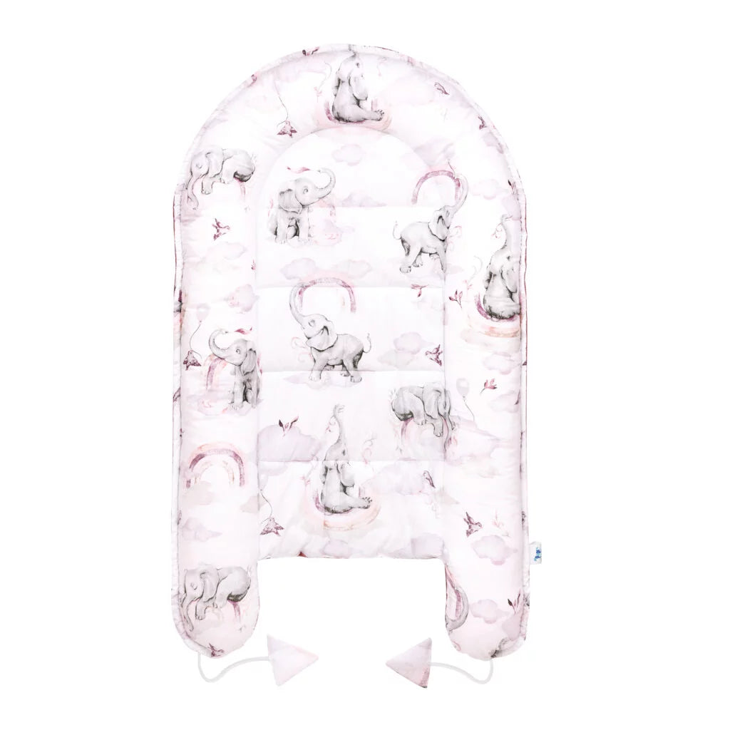 Babafészek - Eledreams Pink - pamut/velvet