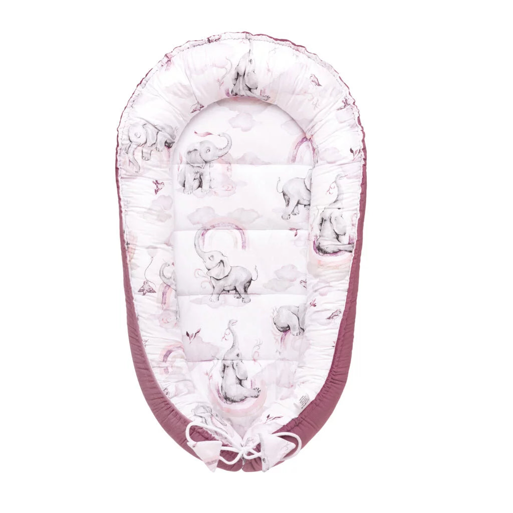 Baba szett 5 az 1-ben - Eledreams Pink - pamut/velvet
