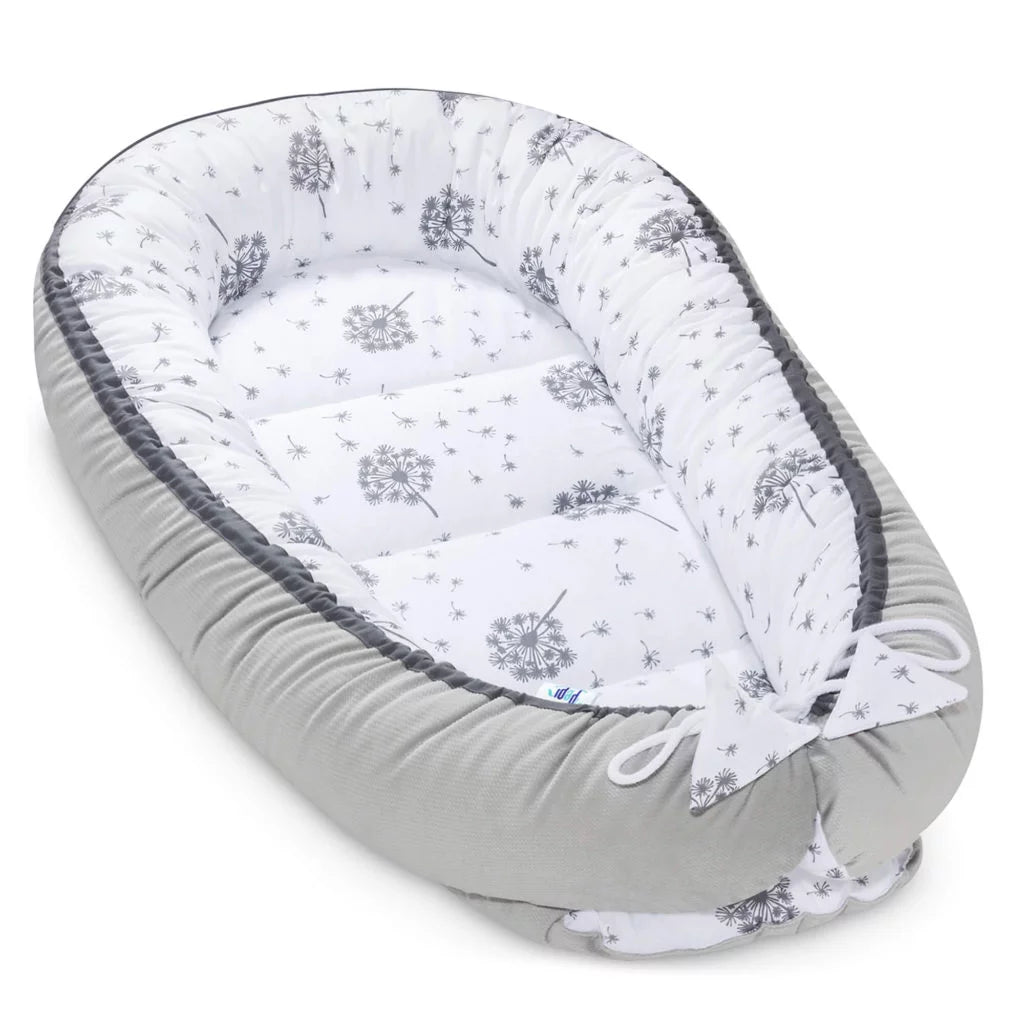 Baba szett 5 az 1-ben - Summer Wind grey - pamut/velvet