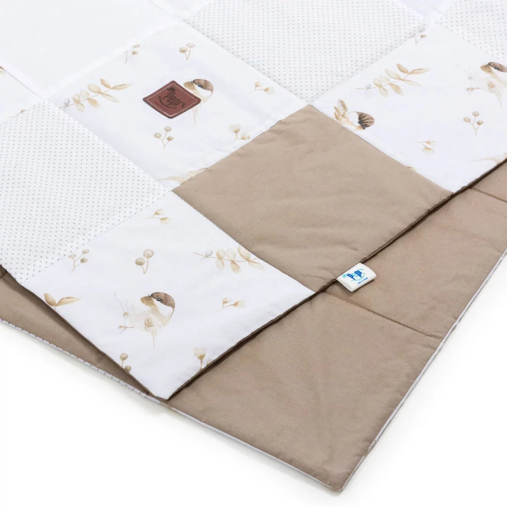 Paplan PATCHWORK 100x140 - Lovely Bird - pamut