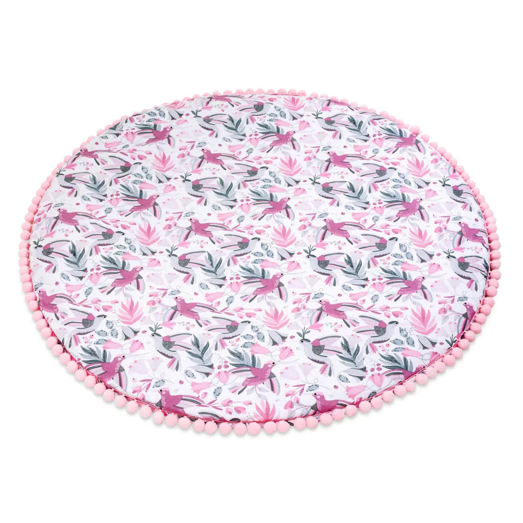 Játszószőnyeg pomponokkal - Hummingbird Pink