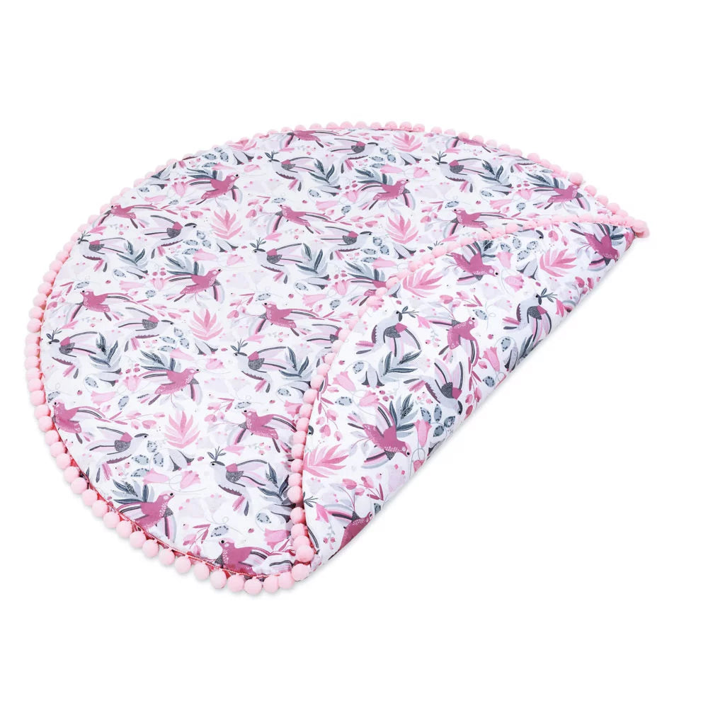 Játszószőnyeg pomponokkal - Hummingbird Pink