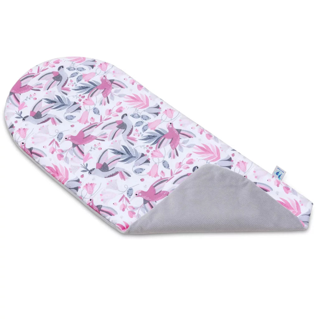 Matrac babafészekhez - Hummingbird grey - pamut/velvet