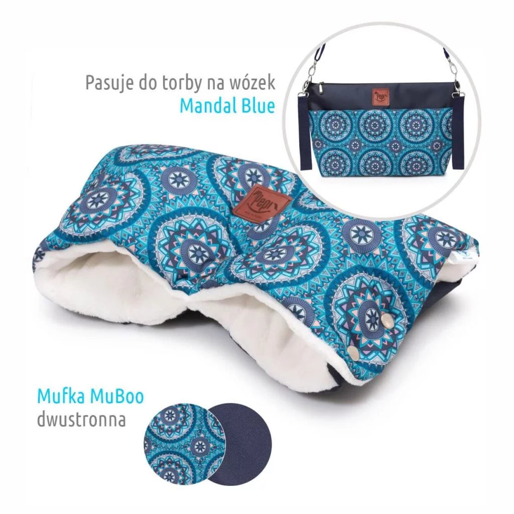 MuBoo babakocsi kézmelegítő – Mandal blue