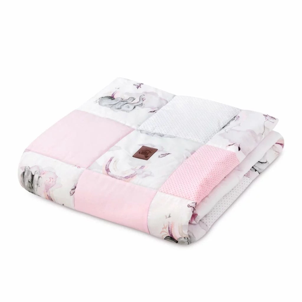 Paplan PATCHWORK 100x140 - Eledreams Pink - pamut