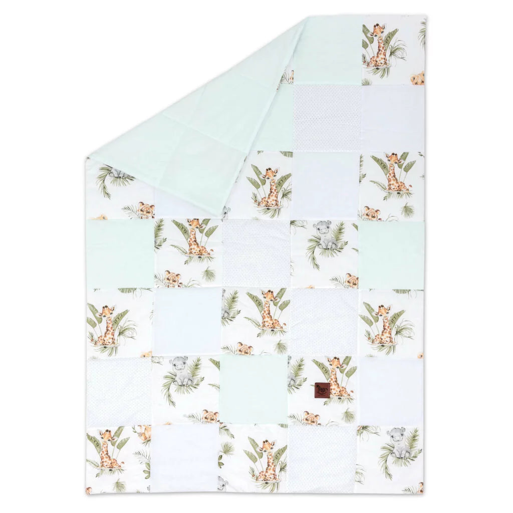 Paplan PATCHWORK 100x140 - Afrimals - pamut