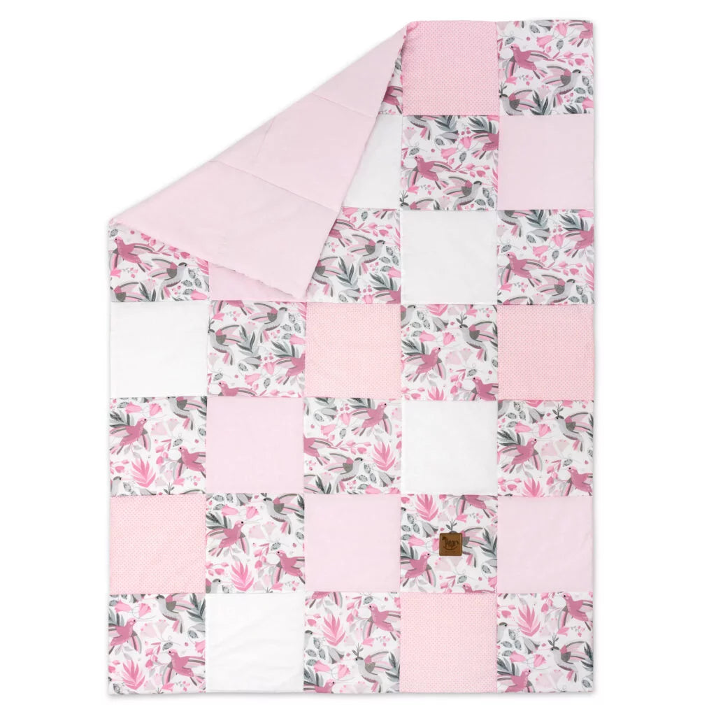 Paplan PATCHWORK 100x140 - Hummingbird - pamut