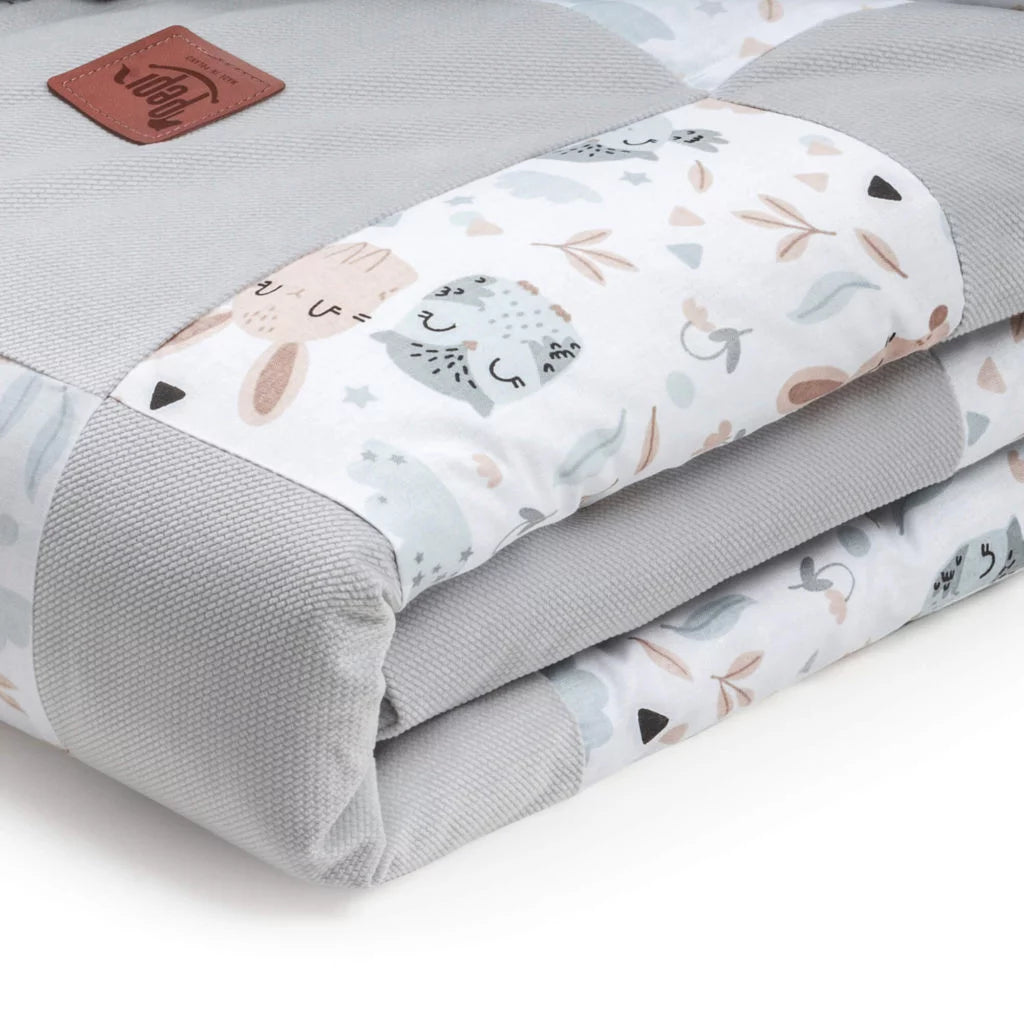 Paplan PATCHWORK 100x140 - Forest Friends - pamut/velvet
