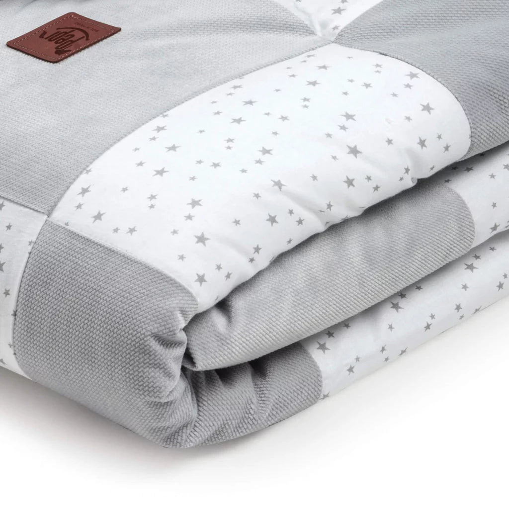 Paplan PATCHWORK 100x140 - Grey Galaxy - pamut/velvet