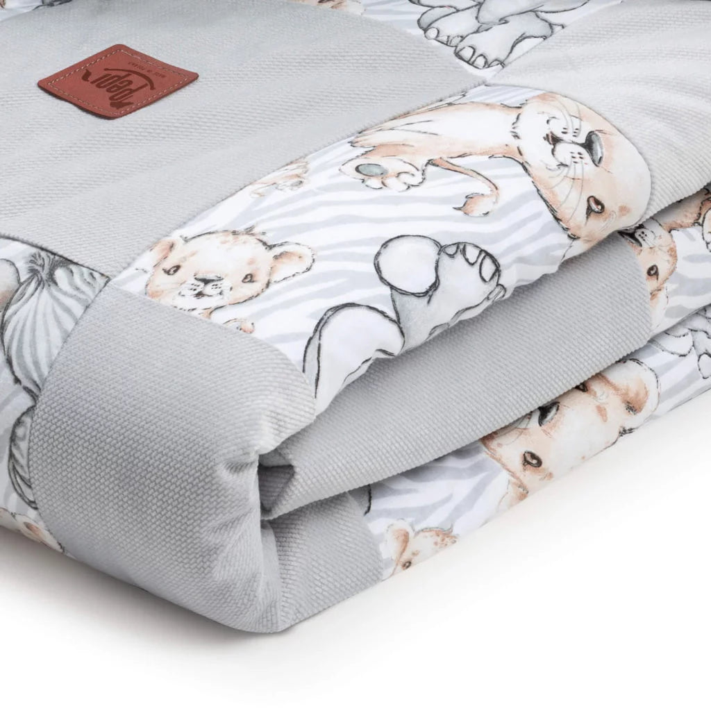 Paplan PATCHWORK 100x140 - Safari - pamut/velvet