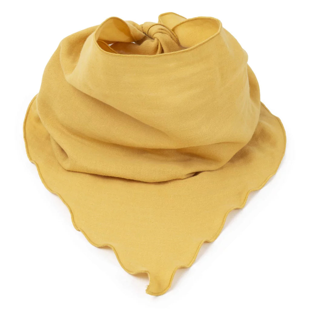 Muszlin nyakpánt/kendő - yellow