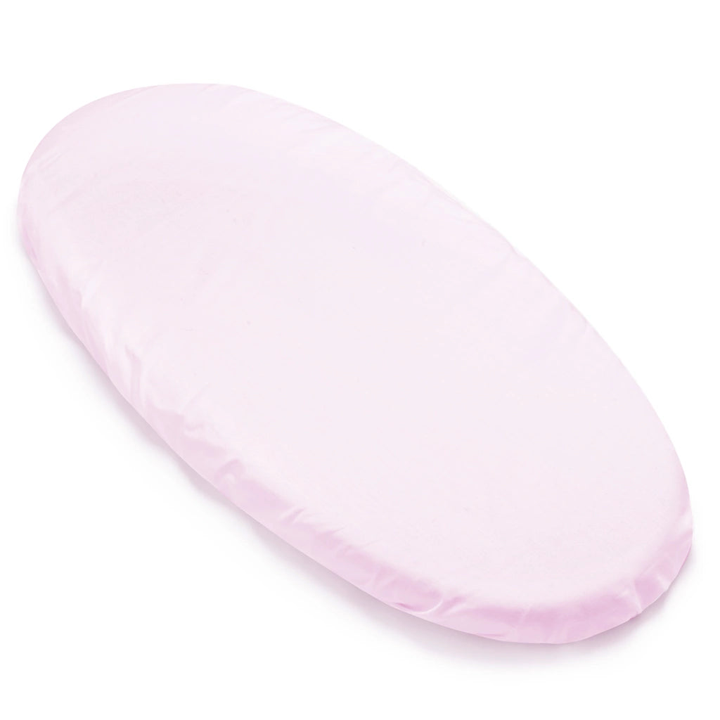 Lepedő mózeskosárba gumis - Pink