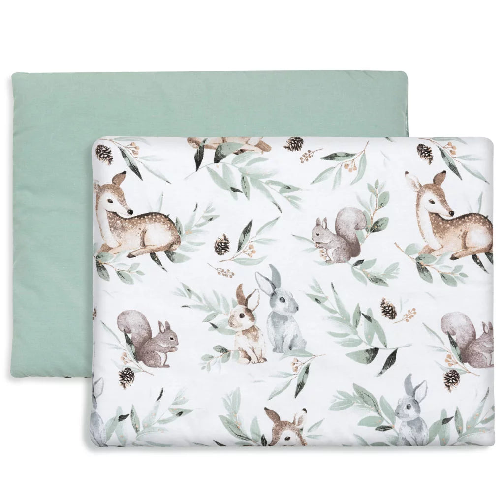 Lapos párna 30×40 - Green Groove Sage - pamut