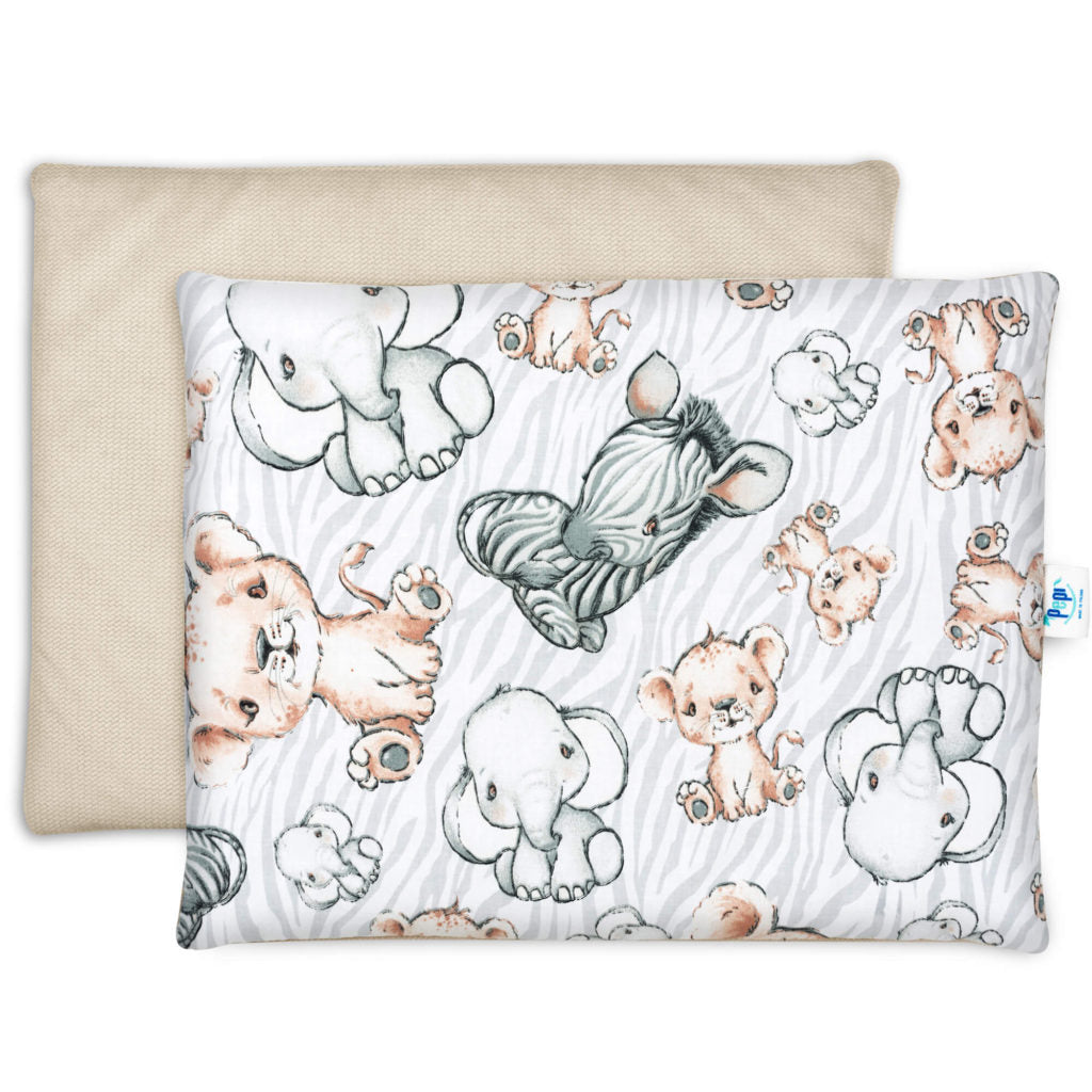 Lapos párna 30×40 - Safari cappucino - pamut/velvet