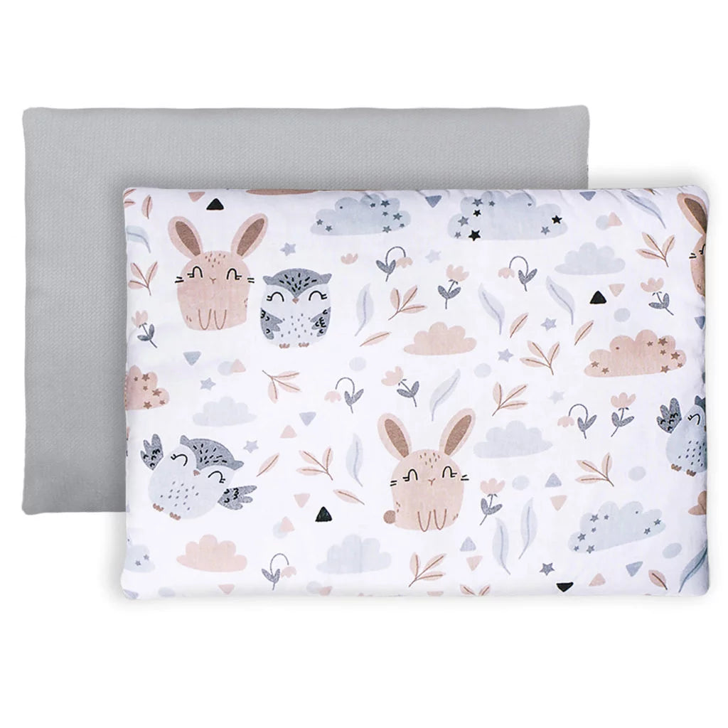 Lapos párna 25×35 - Forest Friends - pamut/velvet