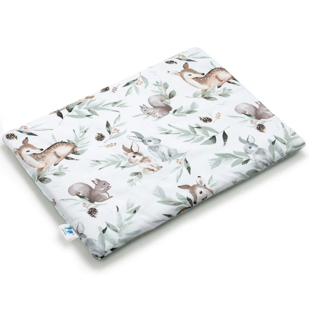 Lapos párna 30×40 - Green Groove Sage - pamut