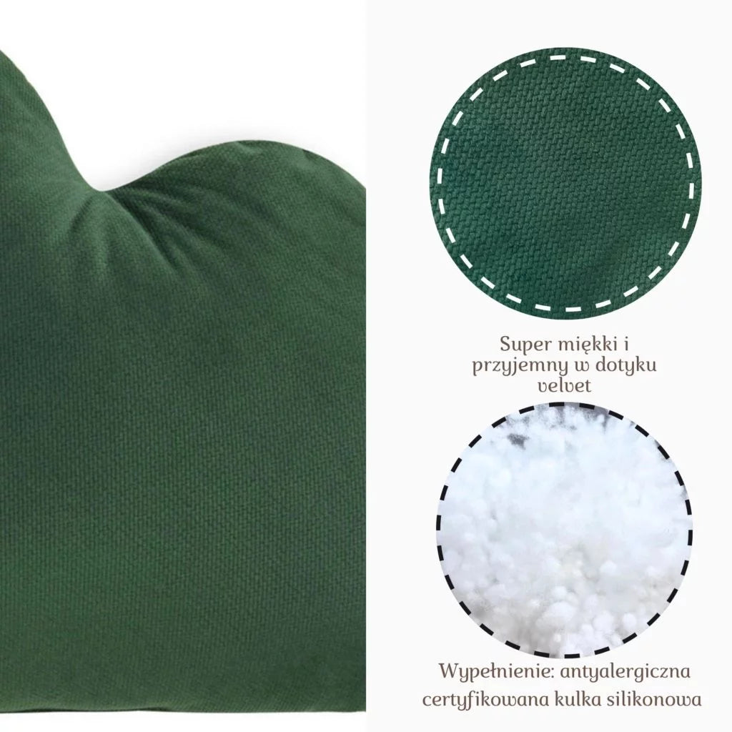 Párna FELHŐ - dark green