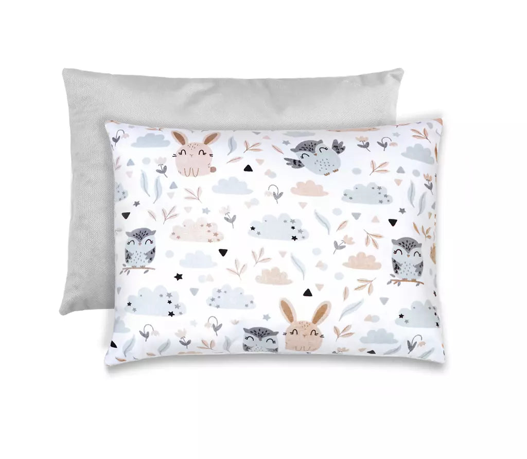 Pelyhes párna 30×40 - Forest Friends - pamut/velvet