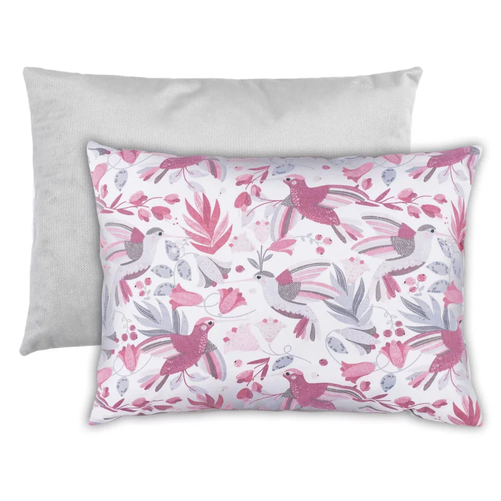 Pelyhes párna 30×40 - Hummingbird grey - pamut/velvet