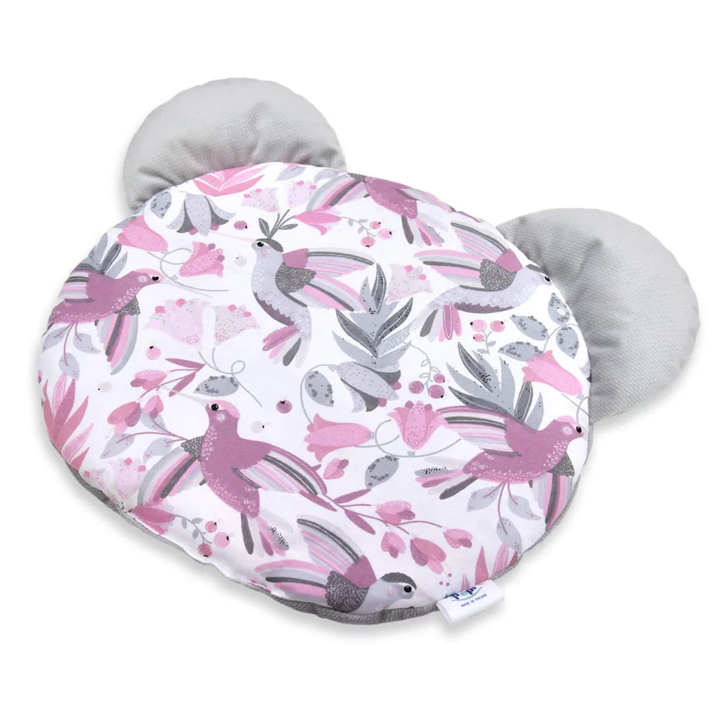 Lapos párna MACI - Hummingbird grey - pamut/velvet