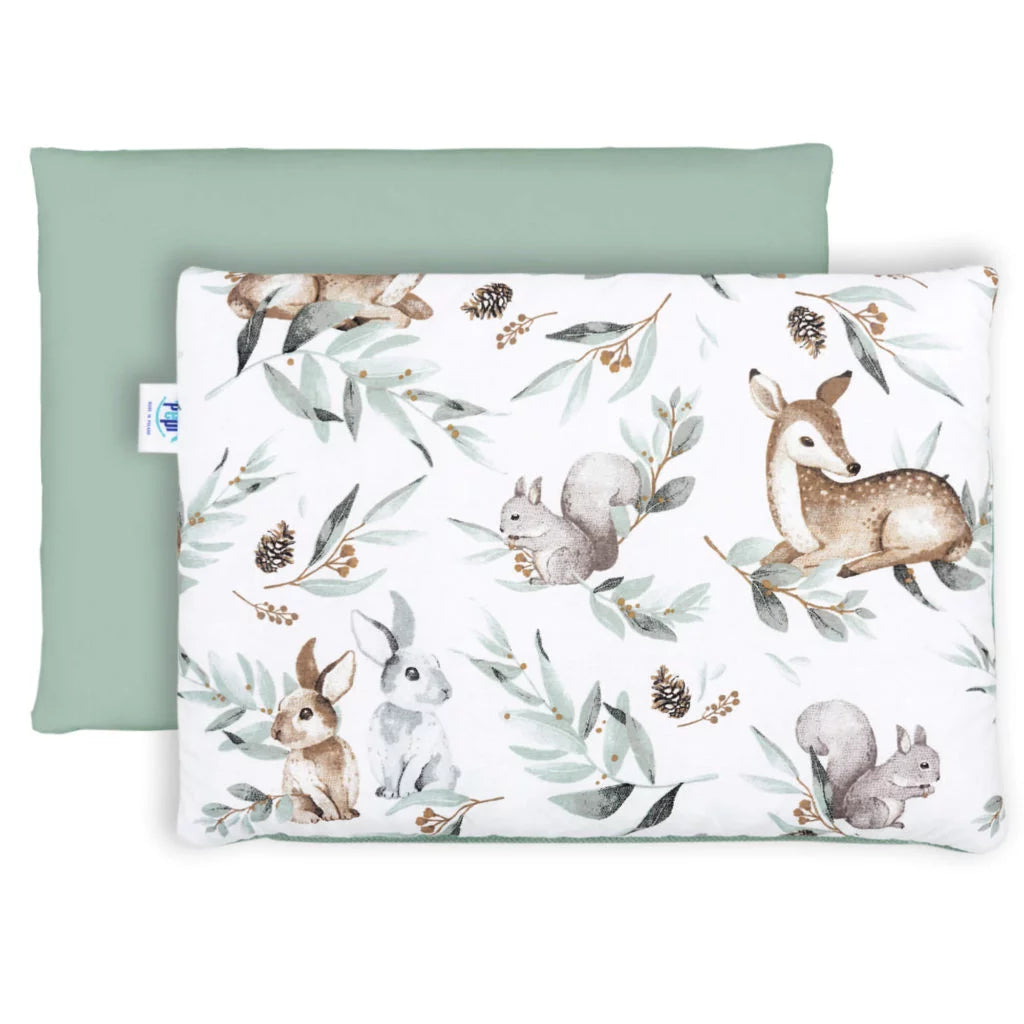 Lapos párna 25×35 - Green Groove - pamut