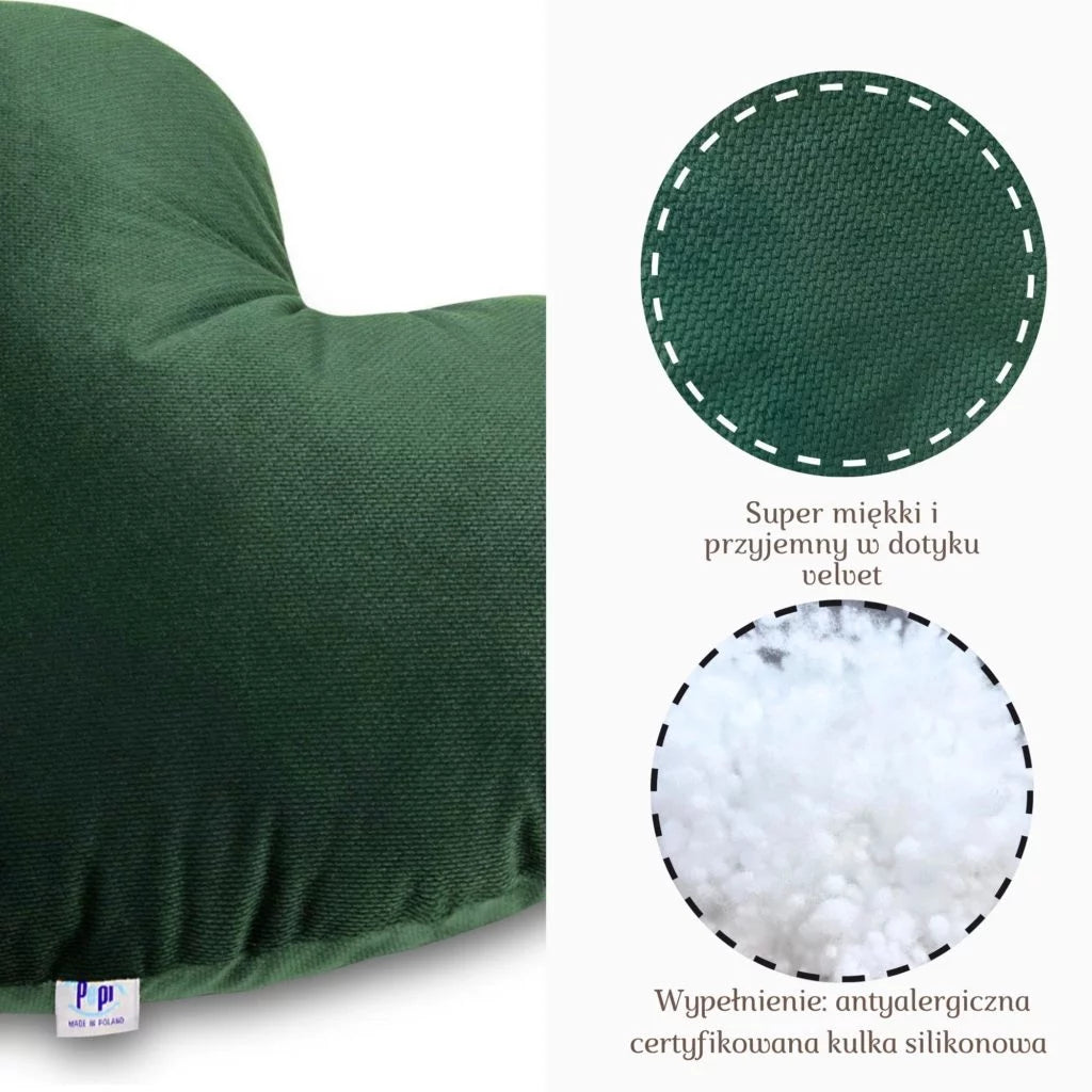 Párna SZÍV - dark green