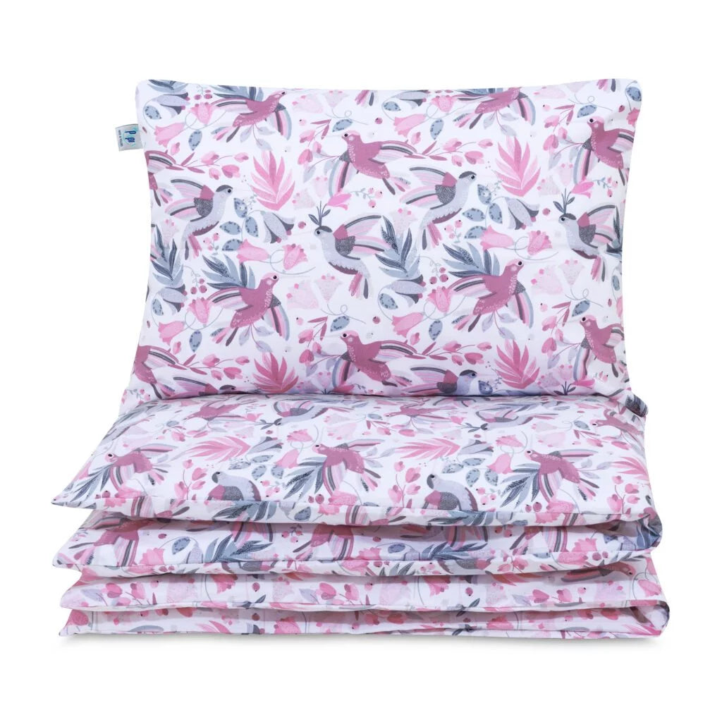 Gyermek ágyneműgarnitúra - 100×135 paplanhuzat és 40×60 párnahuzat pamut - Hummingbird