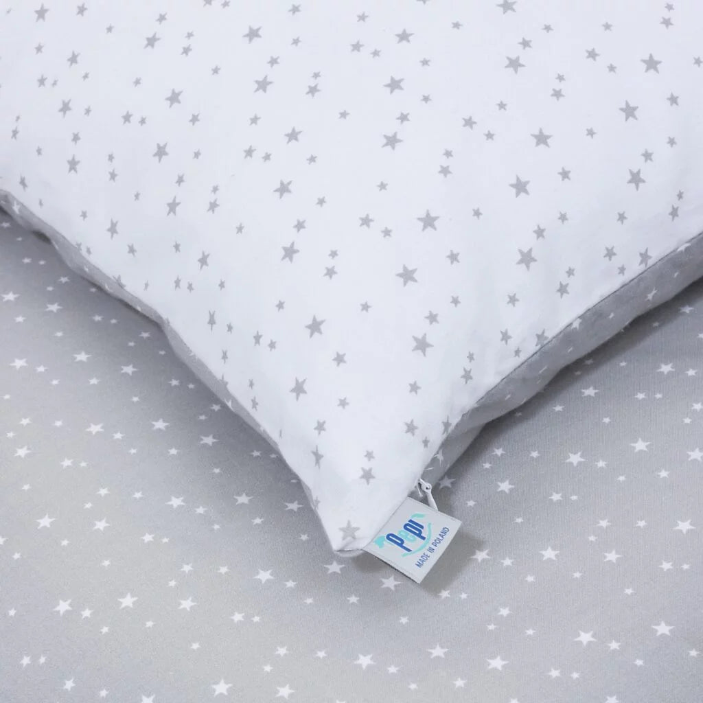 Gyermek ágyneműgarnitúra - 120×90 paplanhuzat és 40×60 párnahuzat pamut - Grey Galaxy