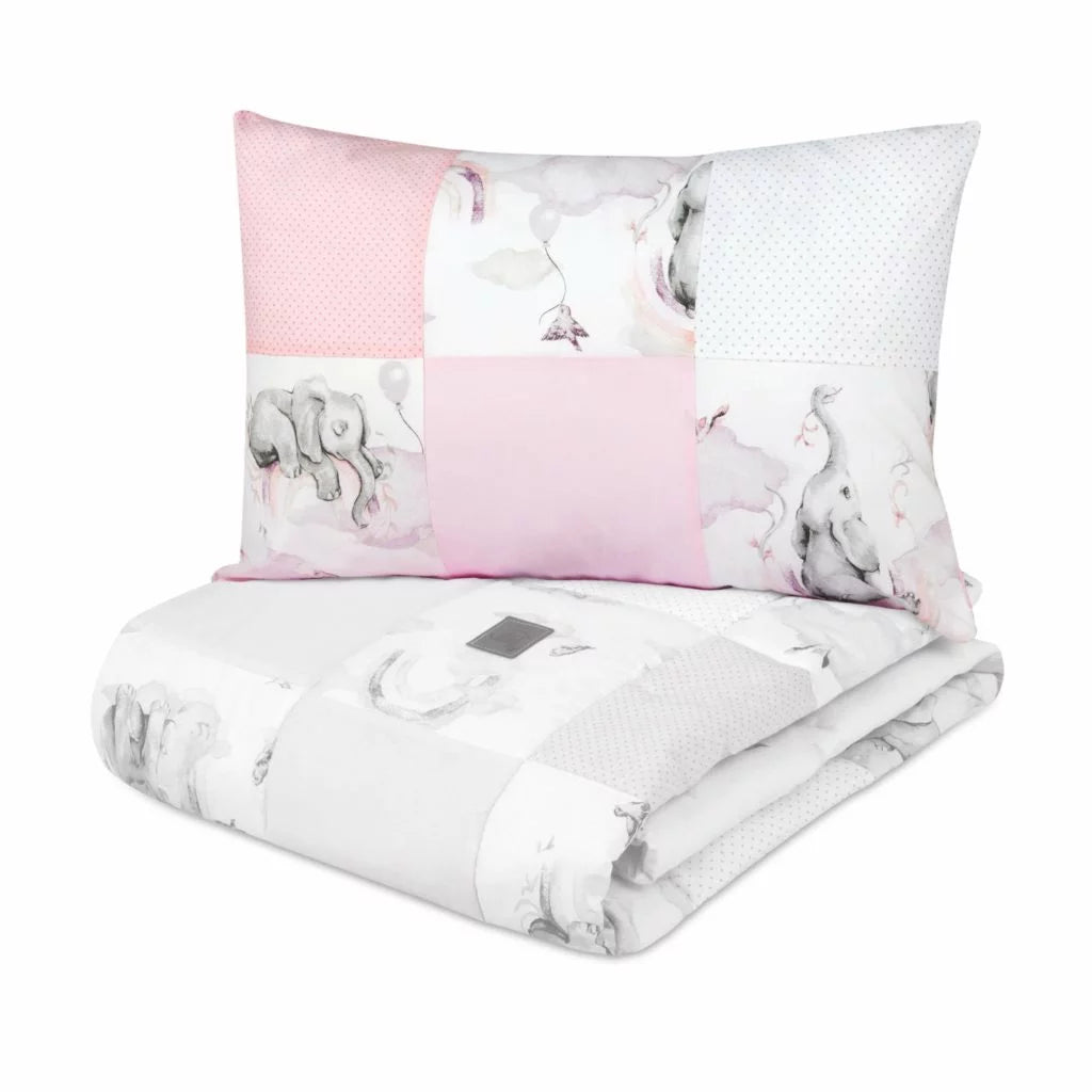 Párnahuzat patchwork 60×40 - Eledreams Pink - pamut