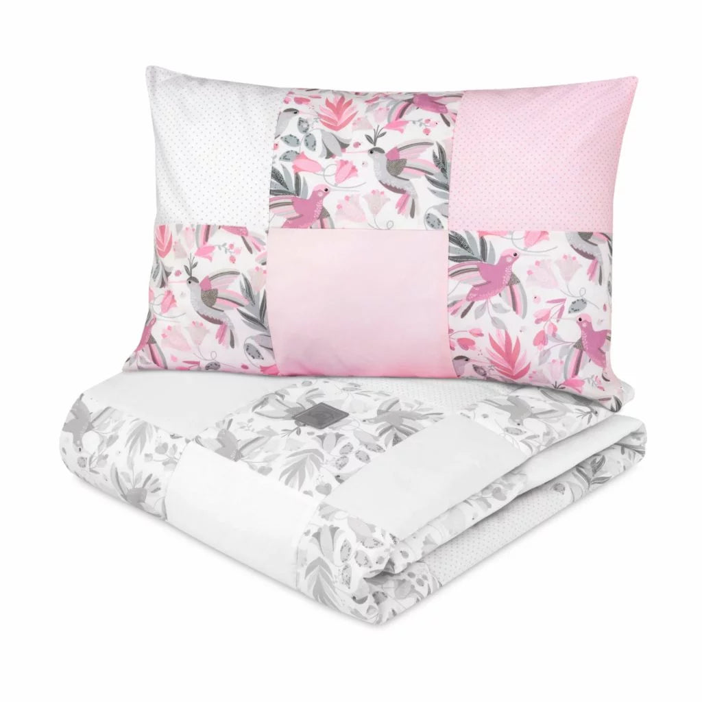 Párnahuzat patchwork 60×40 - Hummingbird - pamut