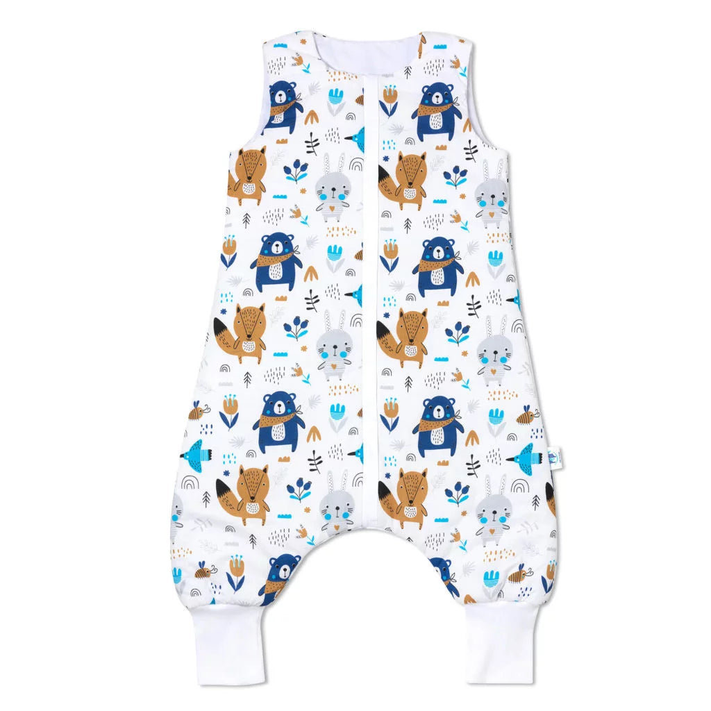 Hálózsák nadrágszárral alváshoz - Blue Bear - pamut
