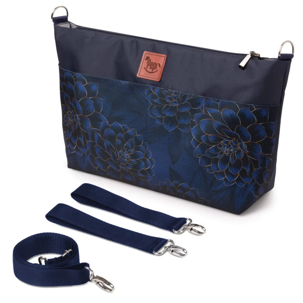 Babakocsi táska vízálló shopper - Peony Blue