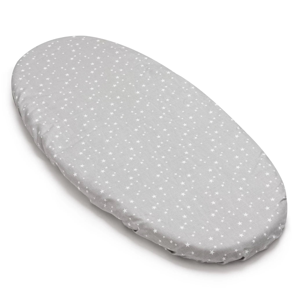 Lepedő mózeskosárba gumis - White Galaxy