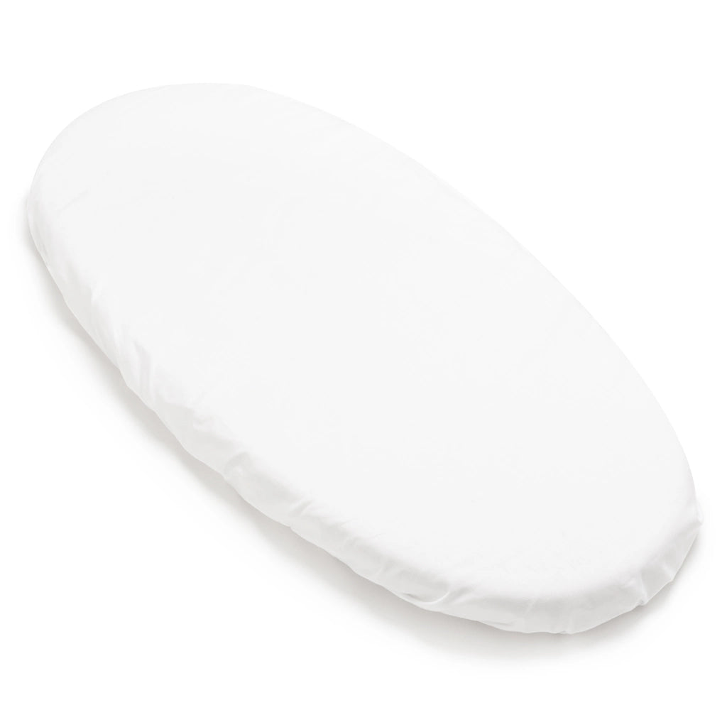 Lepedő mózeskosárba gumis - White