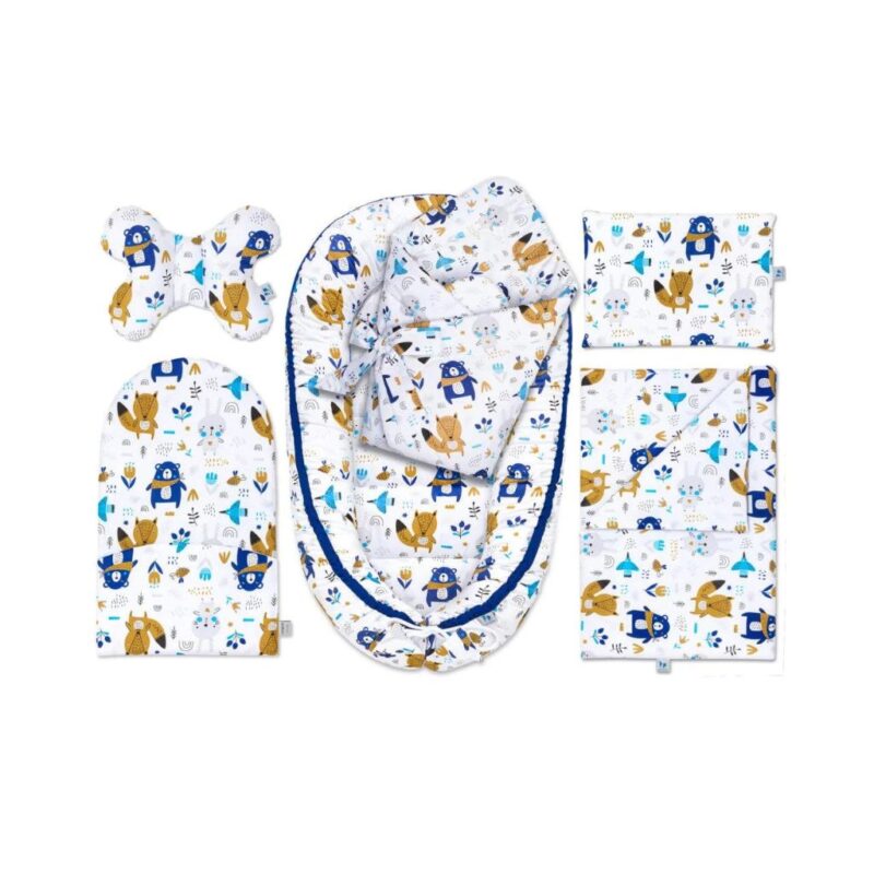 Baba szett 6 az 1-ben - Blue Bear - pamut