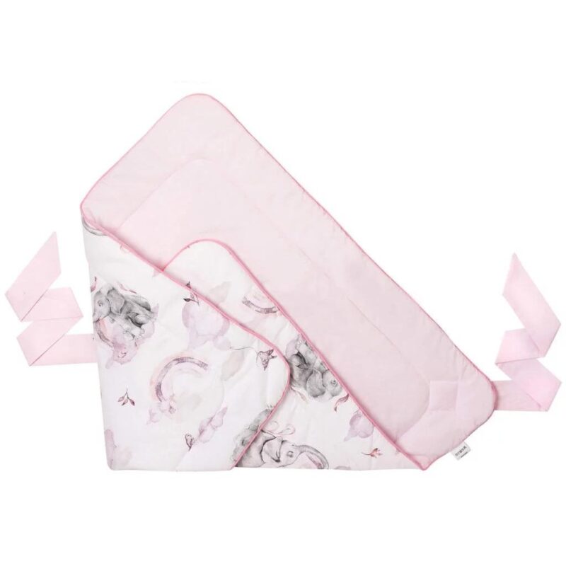 Babafészek és pólya szett - Eledreams Pink - pamut - Image 5