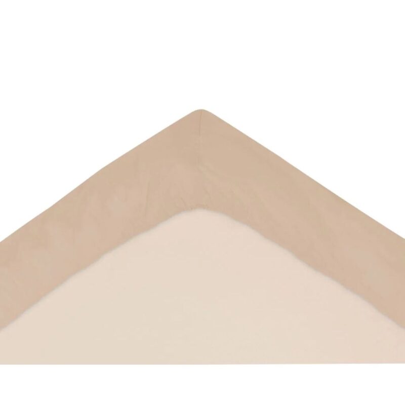 Lepedő pamut kiságyba gumis 60x120 - Cappucino - Image 3