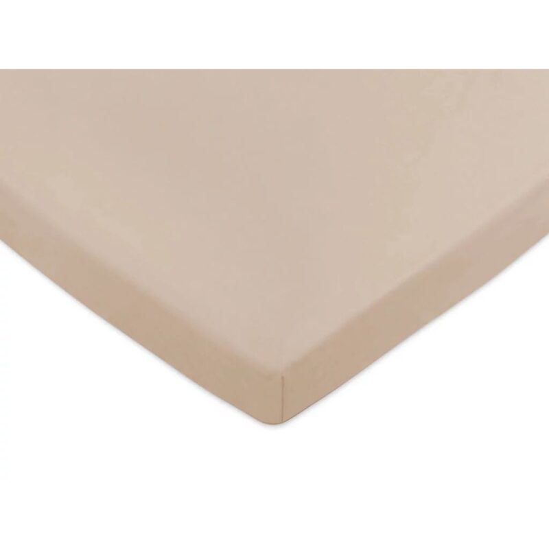 Lepedő pamut kiságyba gumis 60x120 - Cappucino - Image 2