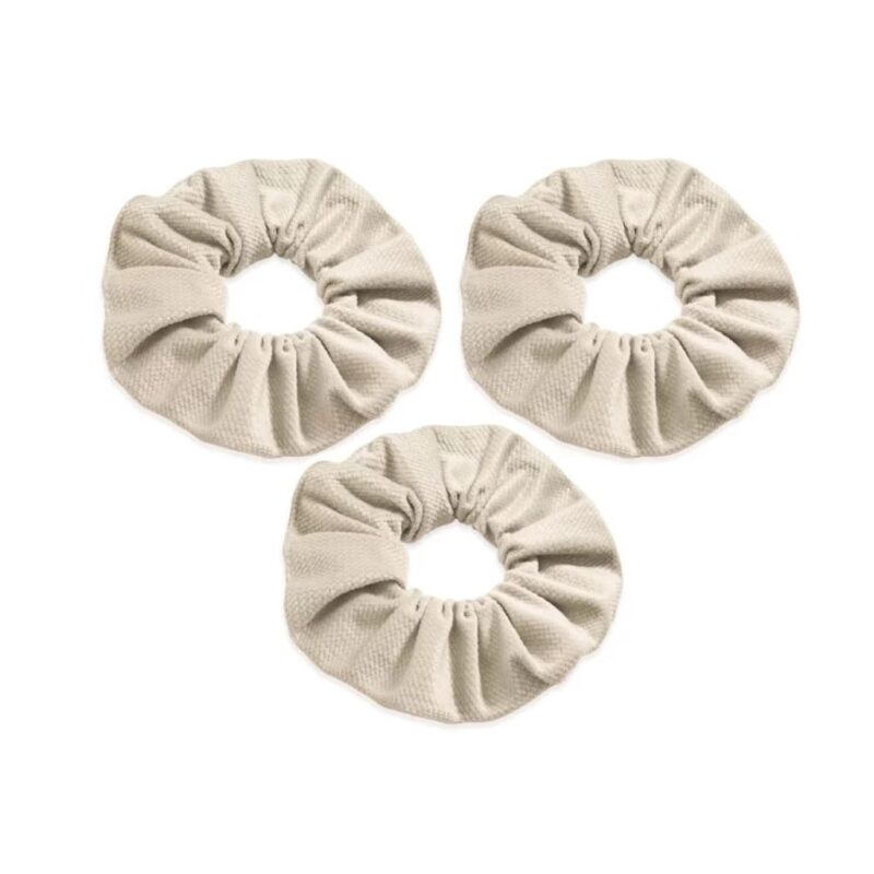 Velvet Scrunchie hajgumi - cappucino
