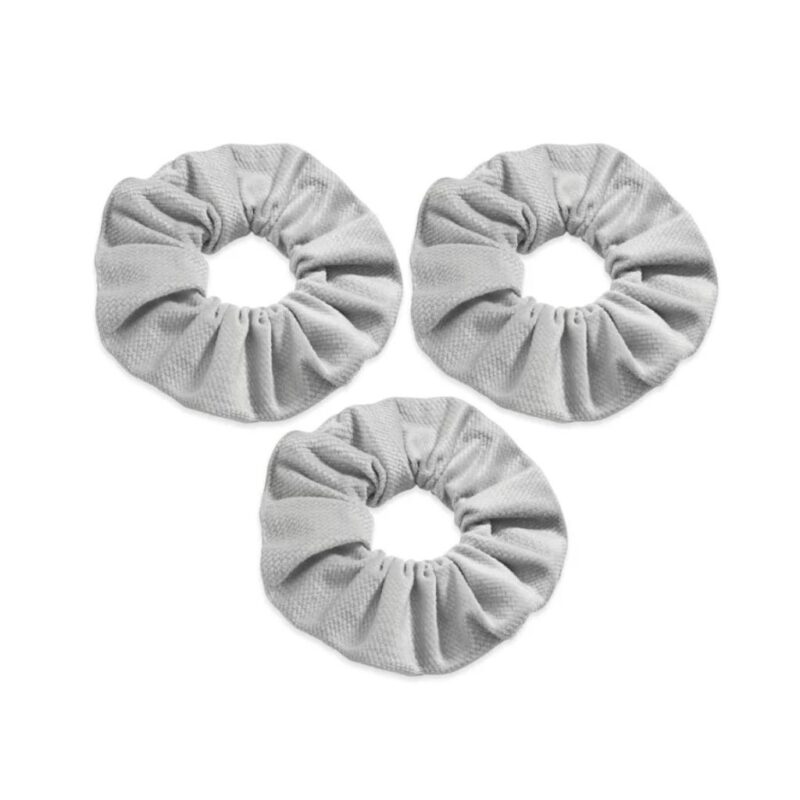 Velvet Scrunchie hajgumi - grey