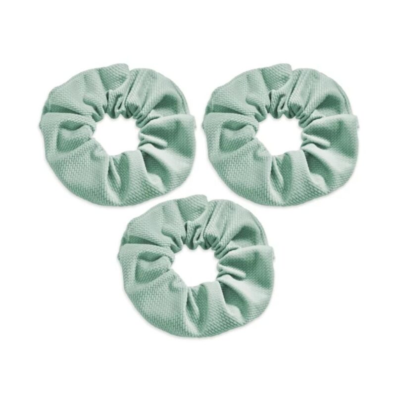 Velvet Scrunchie hajgumi - light green