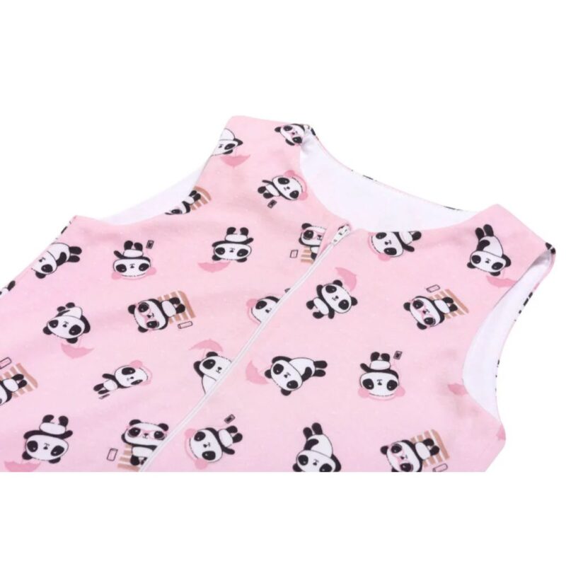 Lábas pamut hálózsák, PandaBoo - Pink - Image 3