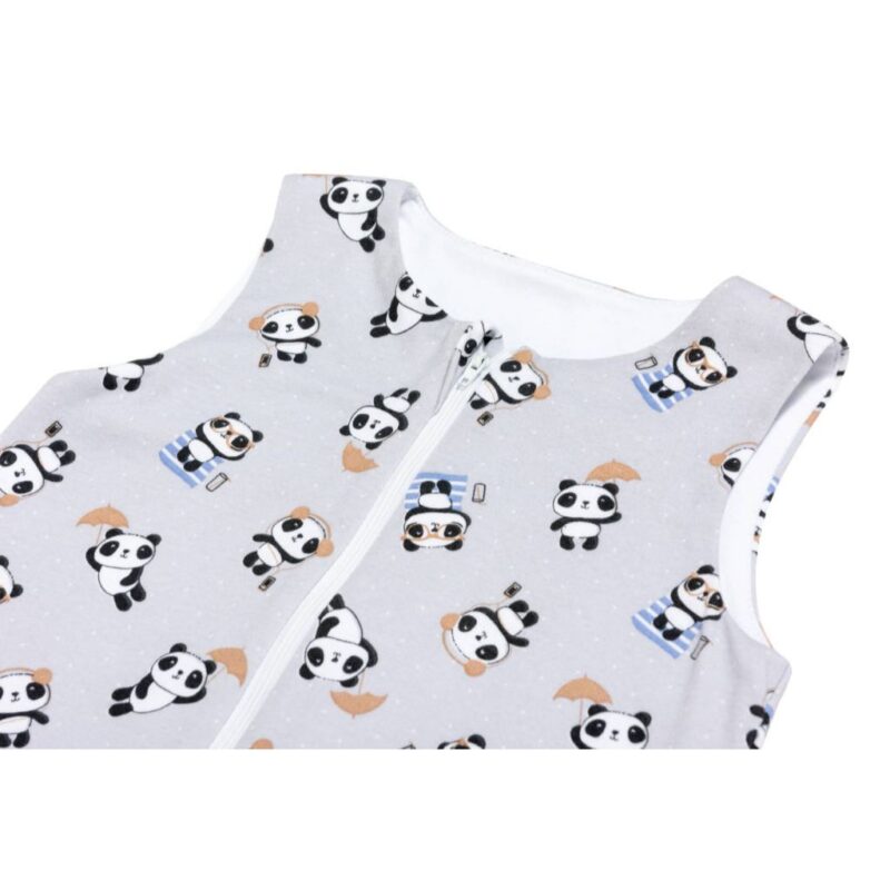Lábas pamut hálózsák, PandaBoo - Grey - Image 3