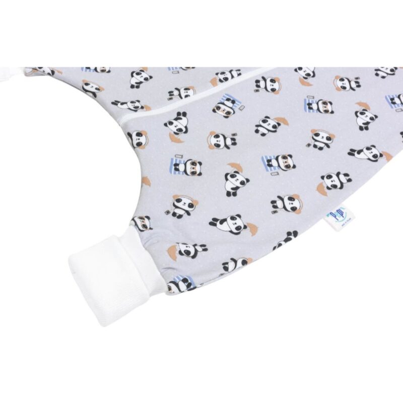 Lábas pamut hálózsák, PandaBoo - Grey - Image 4