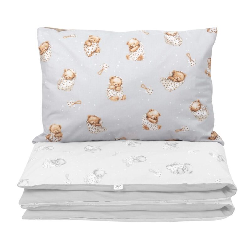 Párnahuzat 60×40 - Sleeping Teddy Bear - pamut