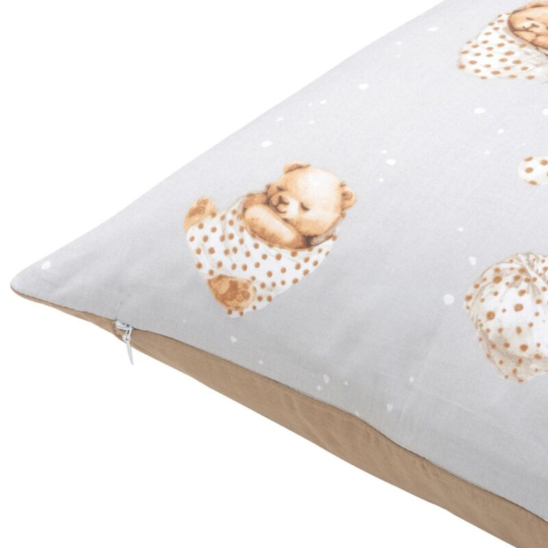 Párnahuzat 60×40 - Sleeping Teddy Bear - pamut - Image 2