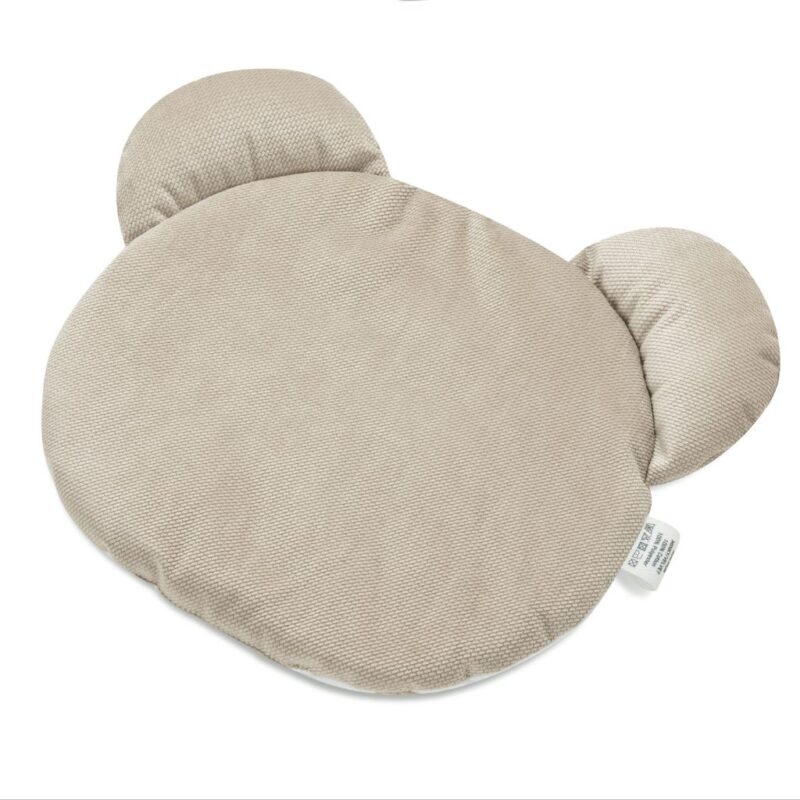Lapos párna MACI - Sleeping Teddy Bear cappucino - pamut/velvet - Image 2
