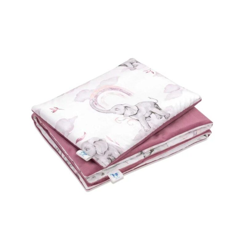 Baba szett 6 az 1-ben - Eledreams Pink - pamut/velvet - Image 5